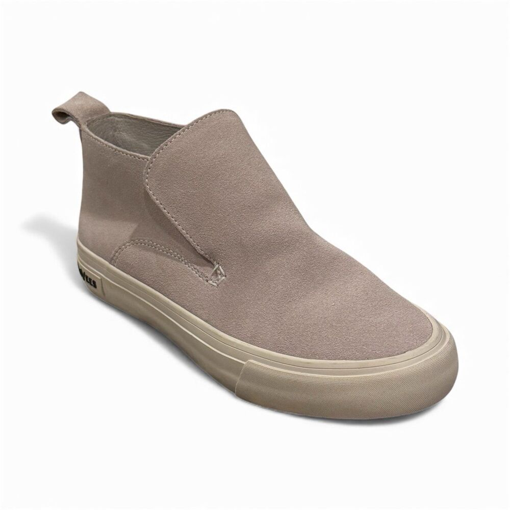 SeaVees Huntington Middie Sneakers Womens 9 Grey Suede Slip On Mid Top Shoes